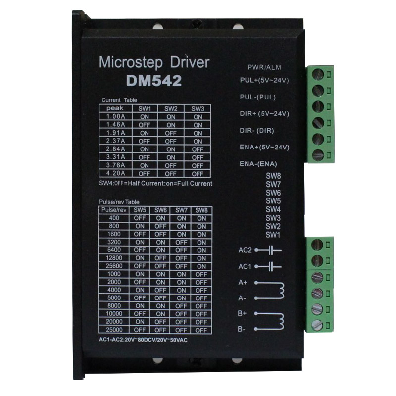 DSP數字式57 86步進電機驅動器 128細分替代M542/2M542   DM542標準版  高壓版